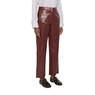 Max Mara Dames, Broeken, Rood, Maat: L