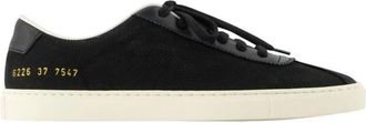 Common Projects Schoenen, Dames, Zwart, 35 EU, Leer, Downtown Edition Sneakers