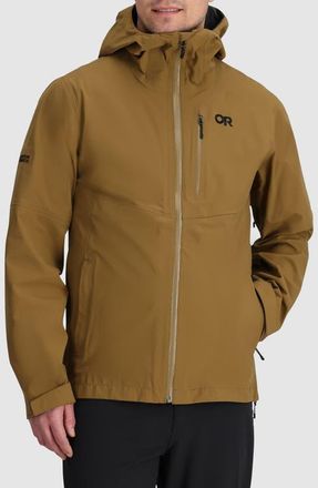Outdoor Research Foray 3L Waterproof Jacket in Coyote at Nordstrom, Size Xx-Large R