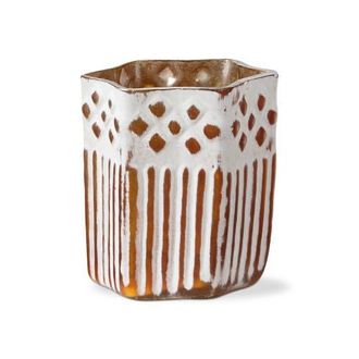 Tag Clara Handcrafted Blown Glass Gold Tealight Holder Centerpiece at Nordstrom
