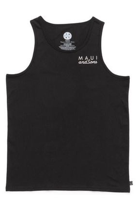 Maui and Sons Cookie Logo Tank in Black at Nordstrom, Size Xx-Large