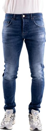 Don the Fuller Milano Jeans - Heren - Slim Fit Jeans - Blauw - W33 - Katoen - Jeans