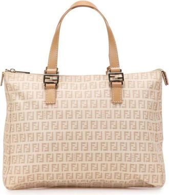 Fendi Pre-owned Fendi Zucchino Canvas Tote Ladies 2408 8BH138 LPN 058