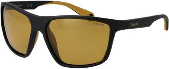 Polaroid Zwarte Plastic Zonnebril