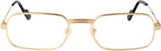 Cartier Stijlvolle Optische Bril Ct 0556O - Heren - Brillen - Geel - 55 MM - Accessoires