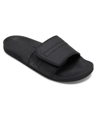 Quiksilver Sandale QUIKSILVER Rivi Slide Adjust, Damen, Gr. 10 (43), schwarz (schwarz, grau, schwarz), Obermaterial: Synthetikmaterial / Futter: Textil / Aussens