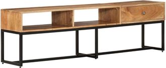 vidaXL Tv Cabinet 160x30x45 cm Solid Wood Acacia Vidaxl