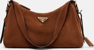 Prada Borsa a spalla Prada Aimée Medium in suede