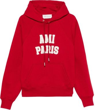 Ami Katoenen hoodie met Ami Paris-logo