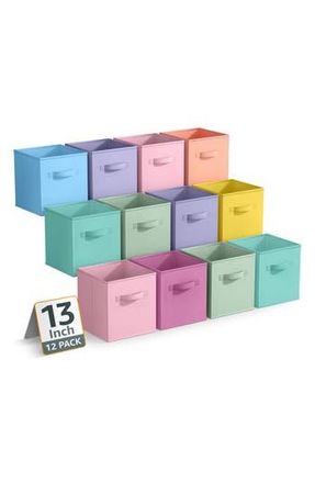 Sorbus 12-Pack Collapsible Storage Cube in Multicolored Pastel at Nordstrom Rack