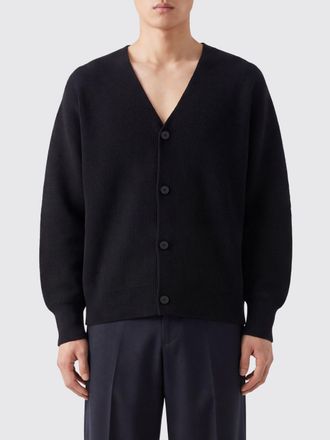 Homme Pliss&eacute; Issey Miyake Pleated V-Neck Polyester Cardigan Homme Pliss&eacute; Issey Miyake