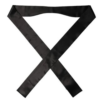 Dolce & Gabbana Sciarpa Sottile da Collo - - Accessories - Uomo - Nero - ONE SIZE