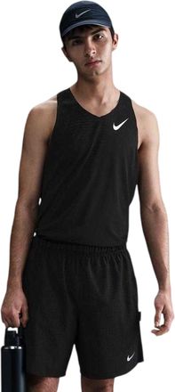 Nike Swoosh-tanktops voor heren (Zwart)