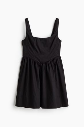 H&M Ausgestelltes Kleid - Schwarz