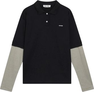 Miu Miu Polo - Dames - Polos - Veelkleurig - S - Katoen - Tops