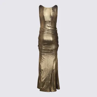 Vivienne Westwood Womens Dresses Gold _vi Ea