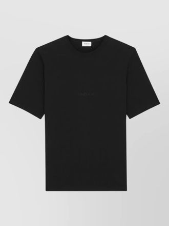 Saint Laurent logo print t shirt short sleeves crew neck