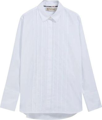 Barbour Adaline Shirt - Dames - Overhemden - Wit - M - Katoen - Overhemden