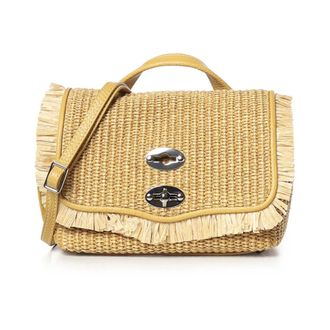 Zanellato Handbags, female, Yellow, Size: ONE SIZE Postina Vimini con Frangia