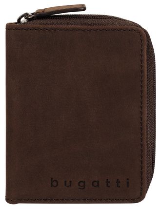 Bugatti Geldb&ouml;rse BUGATTI LUCA, Damen, braun, Leder, unifarben, Kleinlederwaren Geldb&ouml;rse, echt Leder