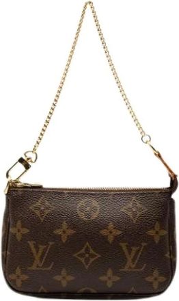 Louis Vuitton Pre-owned Mini Bags, female, Brown, Size: ONE SIZE Pre-owned Mini Pochette Accessoires