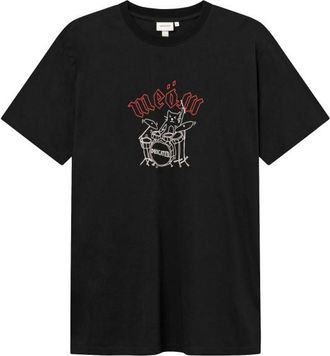 Dedicated T-Shirt Stockholm Meow T-Shirt für Herren | schwarz