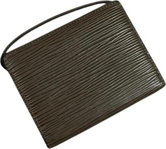 Louis Vuitton Pre-owned Vintage Portemonnee - unisex - Vintage Accessoires - Grijs - ONE Size - Leer - Vintage