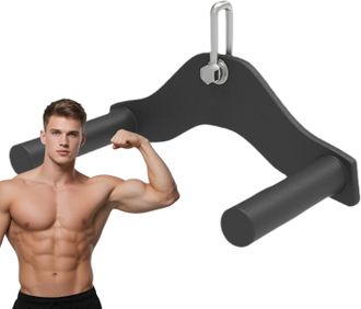 OEM [mai Usato]barra Lat Pulldown - Accessori Palestra Per Macchine Con Cavo,maniglia Ergonomica Per Rematore A Puleggie Cinghia Caviglia Banda Resistenza