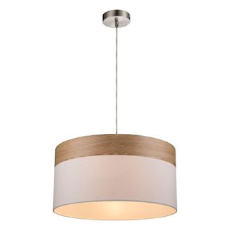 Globo Lighting L&aacute;mpara Colgante - Chipsy - Beige - Metal - &Oslash; 40cm - E27 - Globo