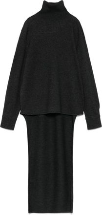 Givenchy Dark Grey High-low Sweater