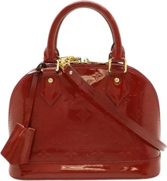 Louis Vuitton Pre-owned Handbags, female, Red, Size: ONE SIZE Pre-owned Alma BB Handbag