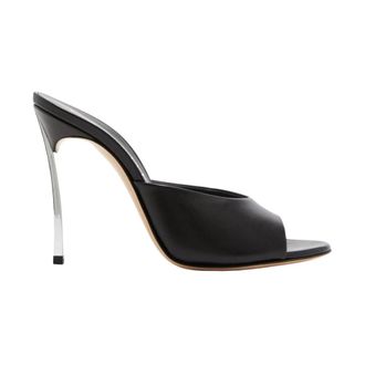 Casadei Sandalen - Dames - Muiltjes - Zwart - 36 EU - Schoenen