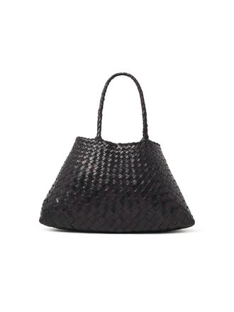 Dragon Diffusion Santa Croce Big Dark Brown Leather Bag