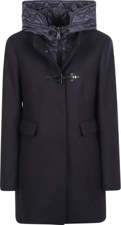 Fay Parka con capucha - Coats - Mujer - Azul - L