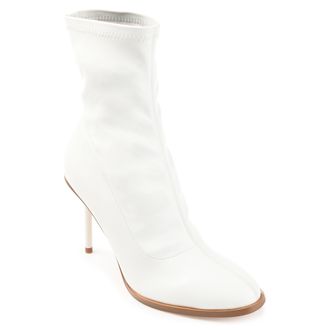 Journee Collection Womens Gizzel Almond Toe Stiletto High Ankle Booties