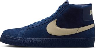 Nike Mens Nike SB Zoom Blazer Mid Skate Shoes in Blue | IO0667-400