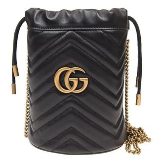 Gucci (WMNS) Gucci GG Marmont Mini Crossbody Bag Black 575163-DTDRT-1000