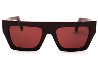 Etro ETRO0049GS Rectangular Sunglasses - Burgundy