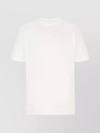 Jil Sander ribbed cotton logo print t-shirt