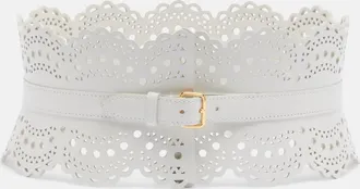 Alaia Ala&iuml;a Vienne leather belt