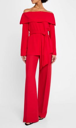 Trina Turk Lyndi Top In Red