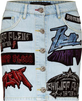 Philipp Plein Denim Skirt Rock PP