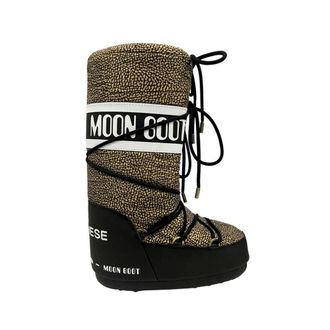 Borbonese Beige Textile Women Womens Boot