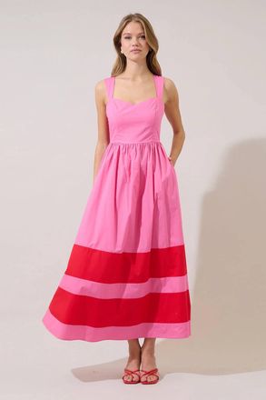 Sugarlips Lemonade Maxi Dress In Pink