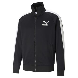 Puma Mens Iconic T7 Track Jacket Pt, Size: Small, Color Black