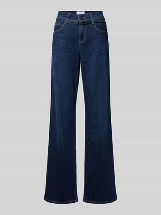 Angels Wide Leg Jeans mit G&uuml;rtel Modell LIZ BELT in Dunkelblau, Gr&ouml;&szlig;e 40/30