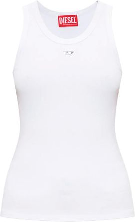 Diesel Top T-Anky-D a coste - Bianco