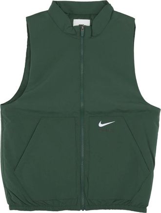 Nike Sportswear Gewatteerd Vest met Swoosh Air - Heren - Bodywarmers - Groen - XL - Nylon - Fitness