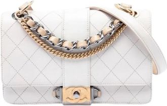 Chanel Pre-owned Quilted Satchel - - Pre-owned - Donna - Bianco - ONE SIZE