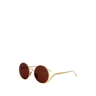 Loewe Sunglasses, female, Yellow, Size: 50 MM Signature Sunglasses